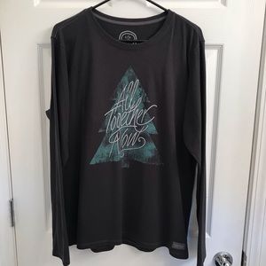 LIFE IS GOOD Crusher Tee Classic Fit Long Sleeve X Large